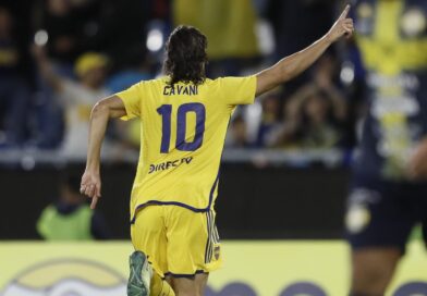 Boca le ganó en Paraguay a Sportivo Trinidense en la ultima con gol de Cavani