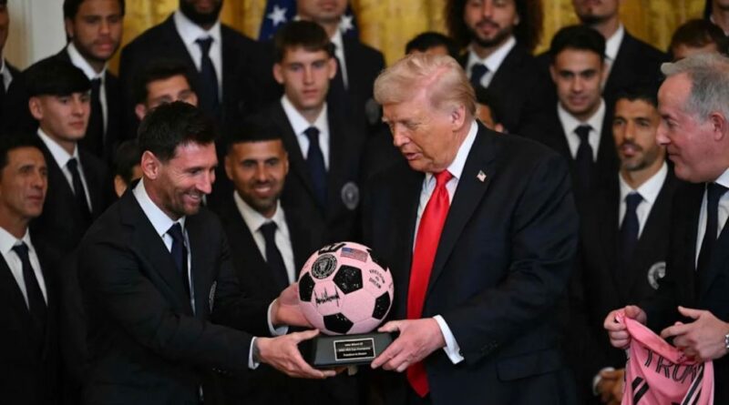Messi y Trump en la Casa Blanca, una imagen que da la vuelta al mundo