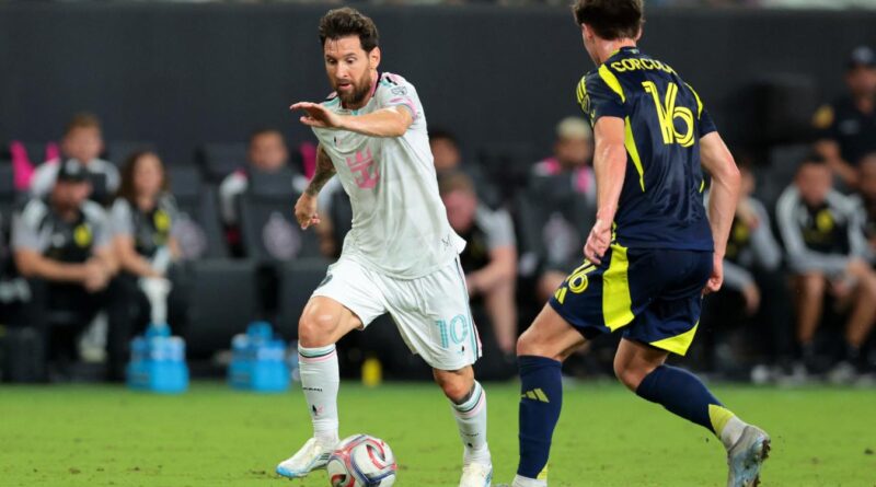 El gol de Messi no le alcanzó a Inter Miami para ganarle al líder de la MLS