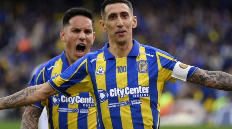 Rosario Central se lució en Arroyito y goleó a Independiente Rivadavia de la mano de Di María